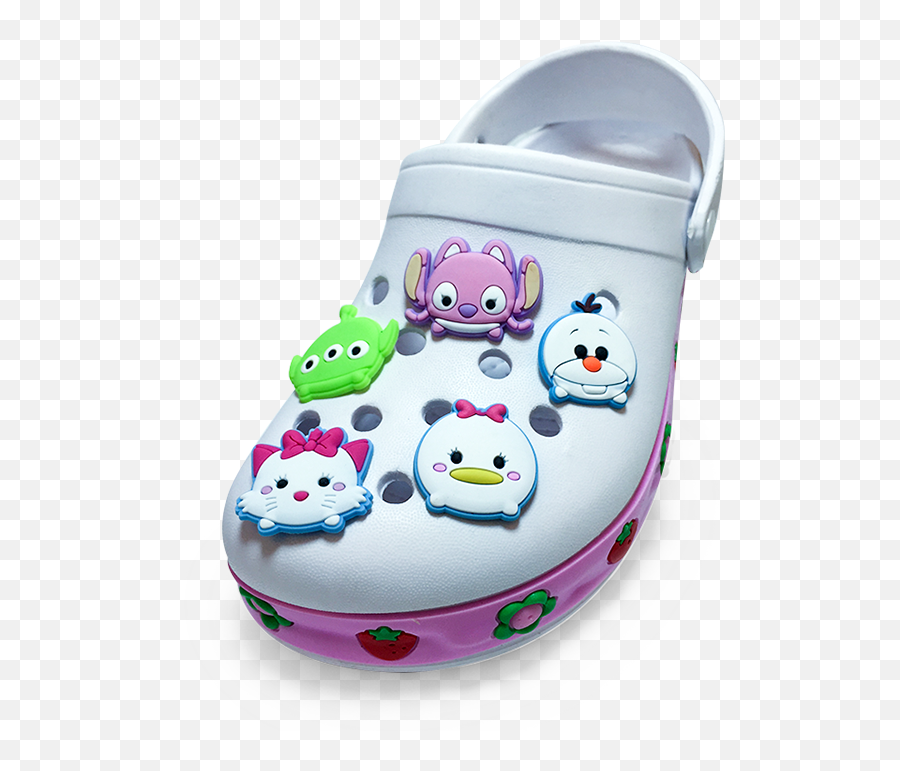 Hot Cartoon 1pcs Tsum Tsum Pvc Shoe - Baby Toddler Shoe Emoji,Colored Girl Emoji Tsum Tsum
