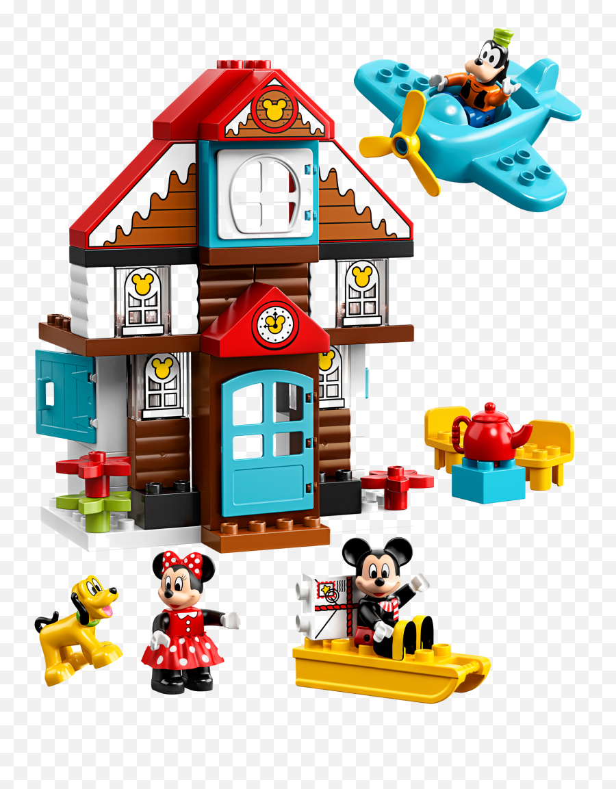 10889 Mickeyu0027s Vacation House Secret Chamber - Educational Duplo Mickey Vacation House Emoji,Minifigure Emotions Clip Art