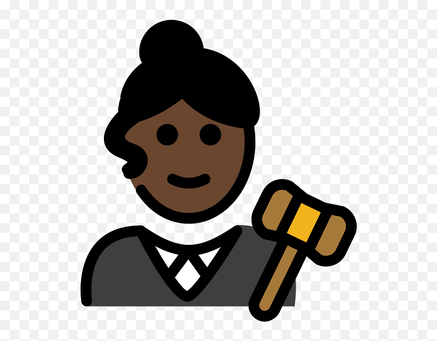 Woman Judge Emoji Clipart - Emoji,Justice Emoji