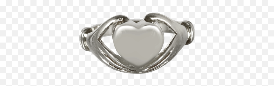 Silver Heart Ring For Cremains - Ring Emoji,Heart Emoticon Ring Silver