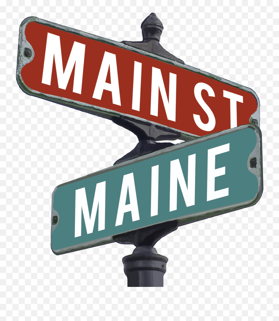 Bath Maine - Main Street Maine Maineu0027s Main Streets Language Emoji,Emotion Tide Red Kayayk
