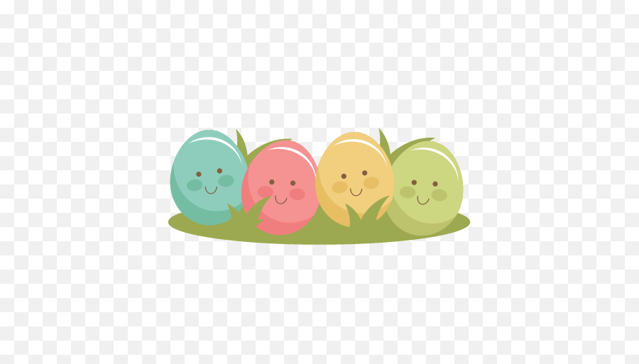 Easter Eggs Svg Cutting File Easter Svg - Cute Easter Eggs Png Emoji,Happy Easter Emoticon