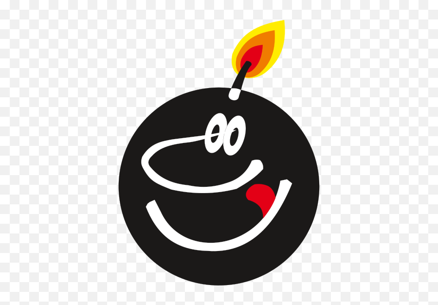 Openclipart - Cannonball With A Face Emoji,Emoticon Bomba