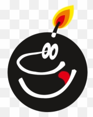 Openclipart - Cannonball With A Face Emoji,Emoticon Bomba