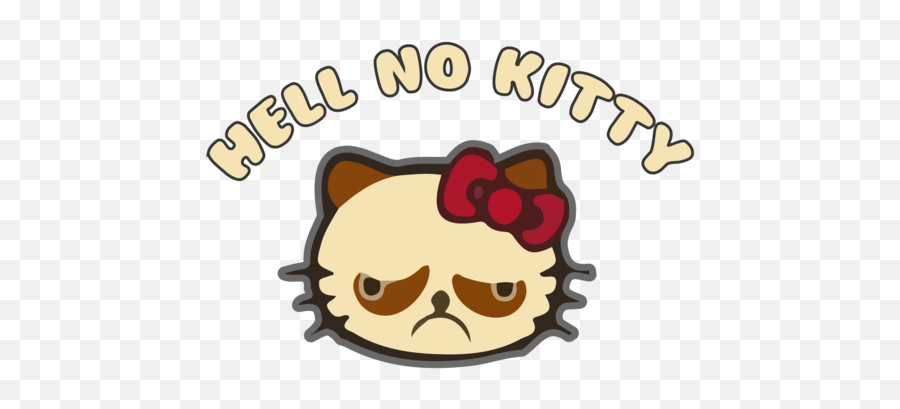 Hell No Kitty - Hello Kitty Parody Emoji,Emoji Games Hello Kitty