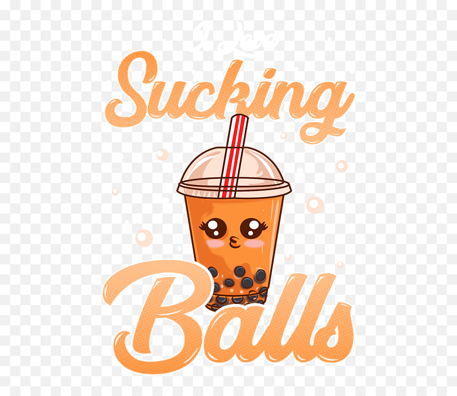 Funny I Love Sucking Balls Boba Tea Pun Gag Gift Face Mask Emoji,Kawaii Emoticon Humor