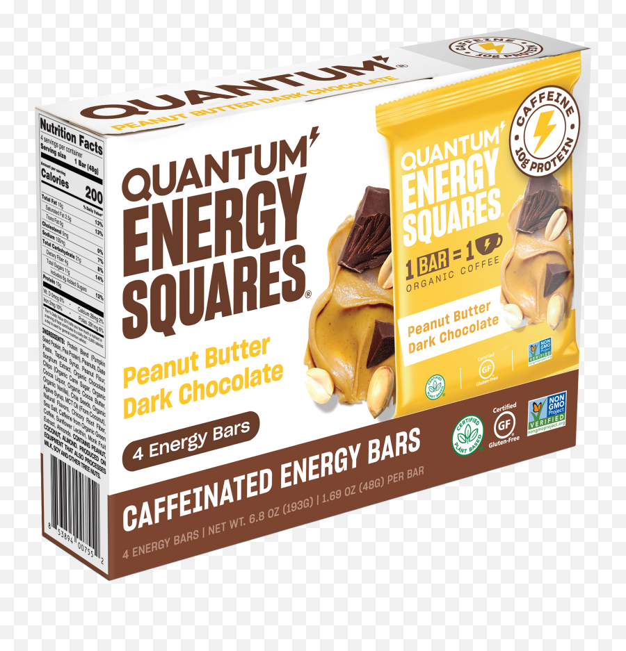 Peanut Butter Dark Chocolate U2013 Quantum Energy Squares Emoji,Heart Emoticon Peanut Butter Bar