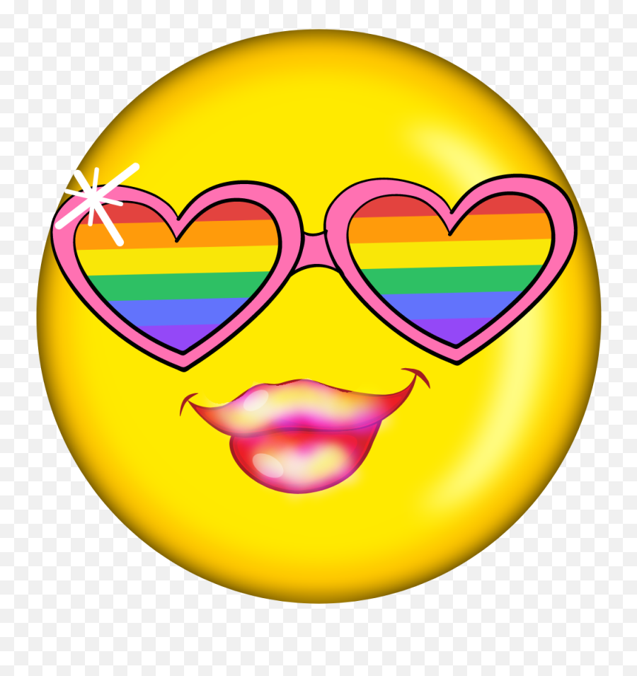 Lgbt Love Emoji Sticker By Taliafera,Shape Emojis Like A Heart