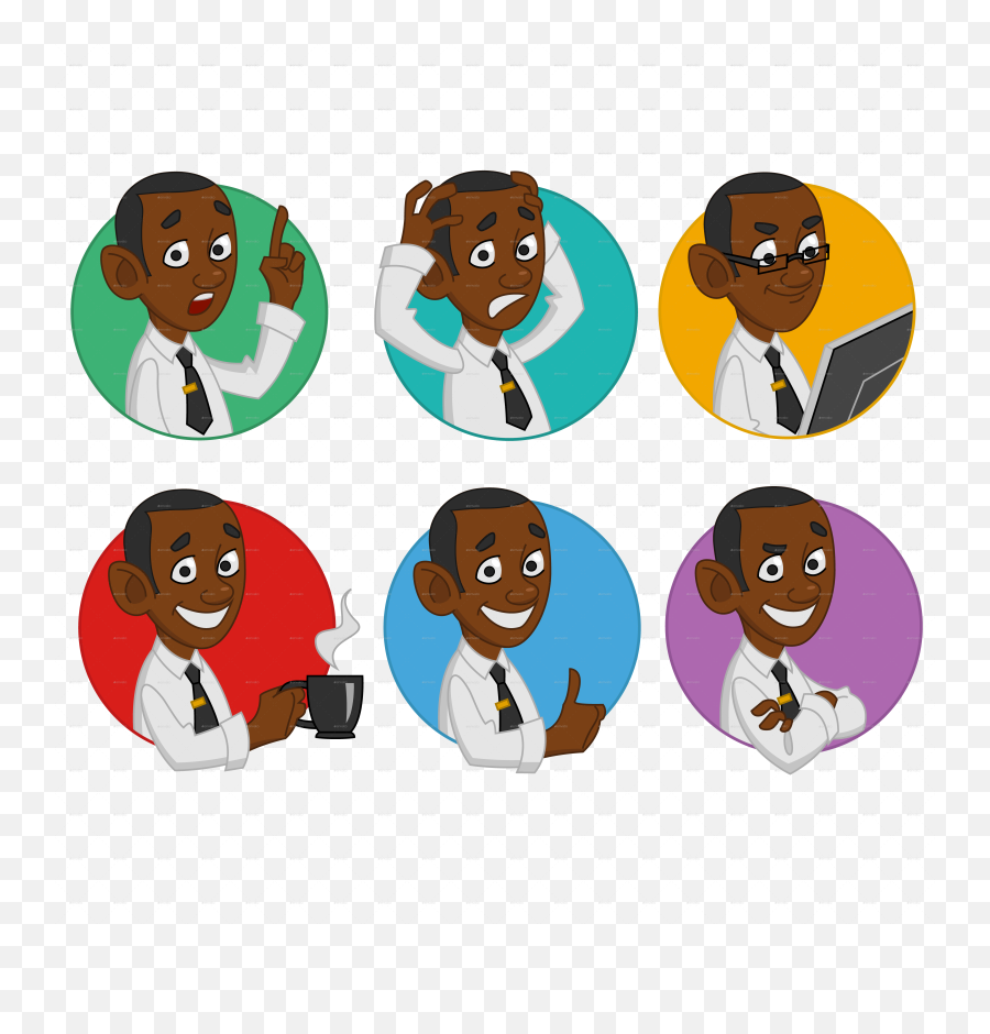 Avatars Of Office Workers Emoji,Emoji People Characters