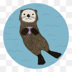 Retro Bee Wildlife Conservation Network 1500 Add To Bag Emoji,Otter Sticker Emoji