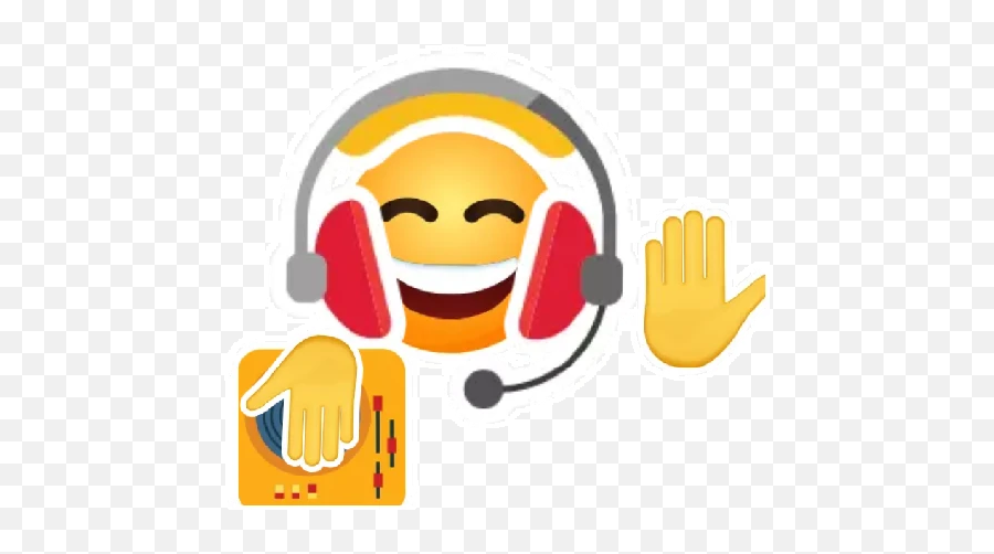 Emoji By Emojiterra - Sticker Maker For Whatsapp,Headphones Discord Emoji