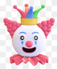 Premium Clown 3d Illustration Download In Png Obj Or Blend Emoji,Clown Cry Emoji