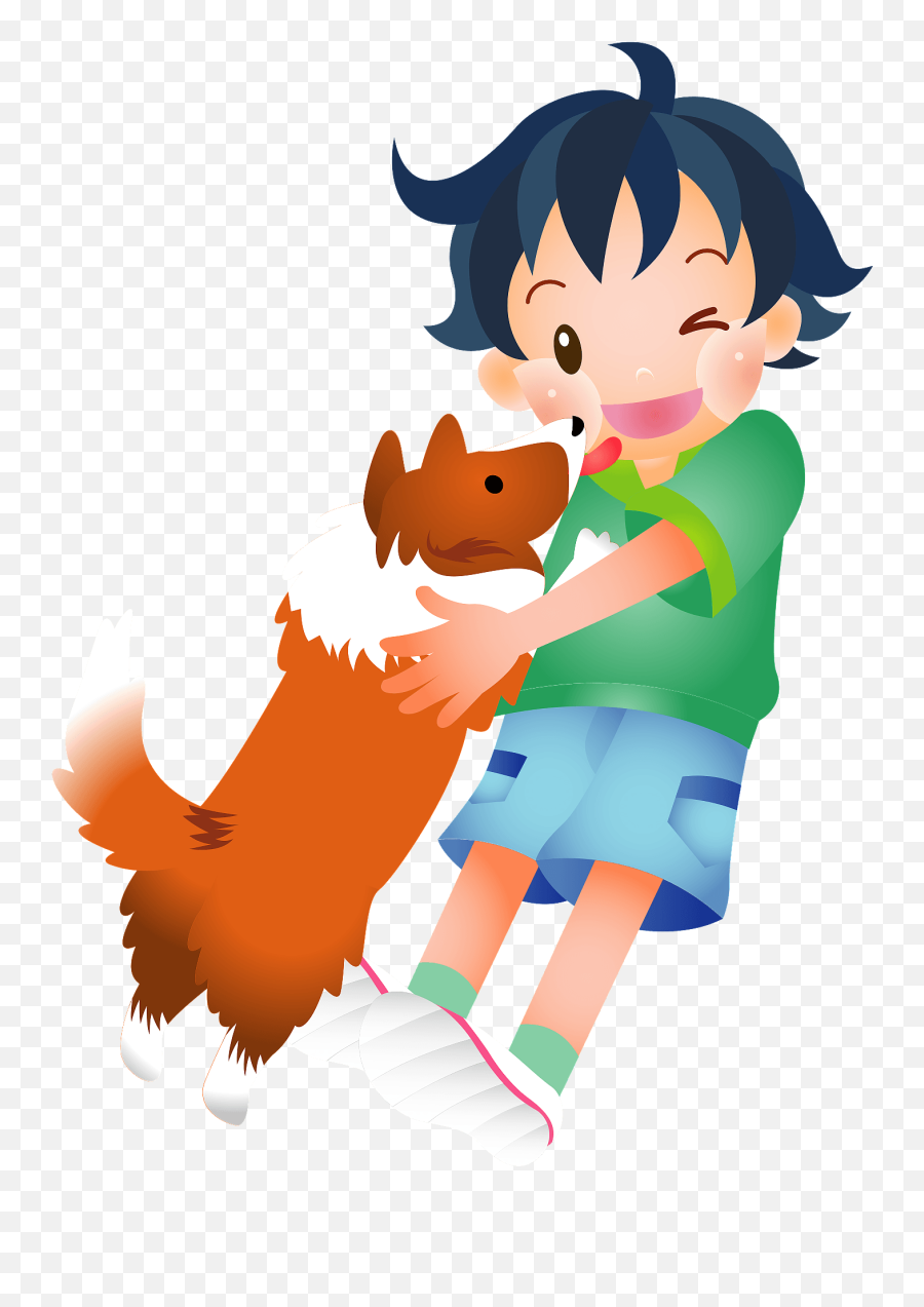 Little Boy And Dog Png Clipart Png Mart Emoji,Little Boy Emoji