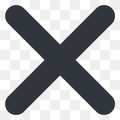 From - Times Icon Emoji,Black Circle Emoji