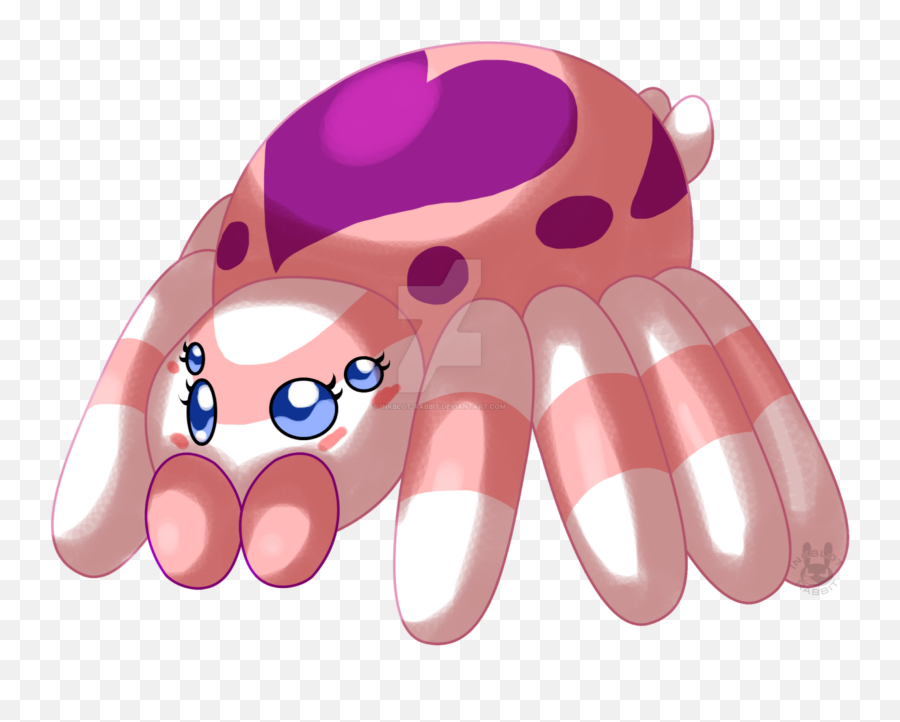 Kawaii Pink Spider Spiders Animal Sticker By Kawaii - Cute Baby Pink Spider Emoji,Hermit Crab Emoji