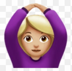 Download Emoji Girl Girlemoji Iphone - Face With Ok Gesture Emoji,Girl Emoji