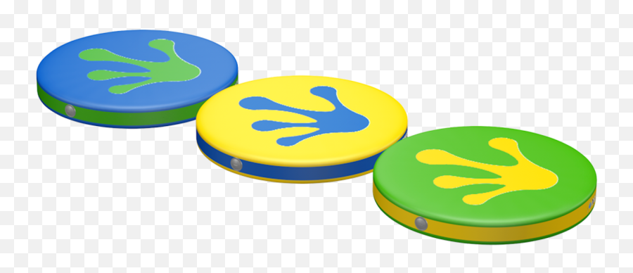 Wiggle Discs - Dot Emoji,Wiggle Emoticon