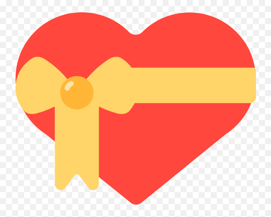 Heart With Ribbon Emoji Clipart - Çanakkale Memorial,Ribbon Emojis
