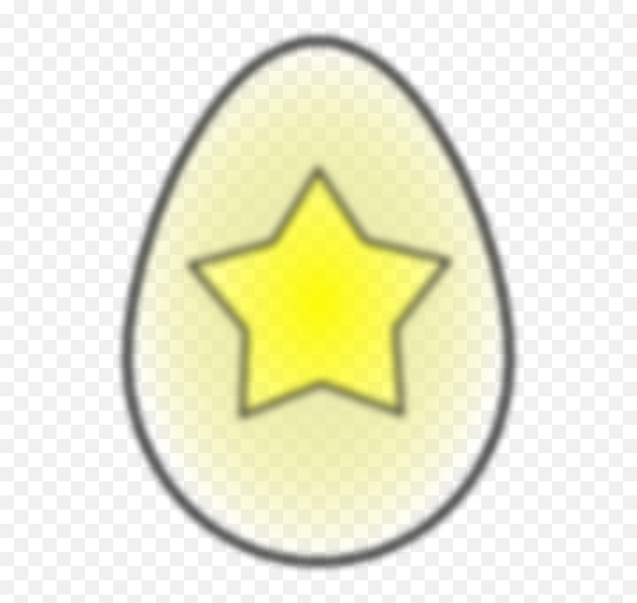 Free Clipart Easter Egg Star Mystica - Outline Star Emoji,Easter Text Emoticons