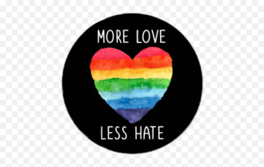 The Most Edited Lgbtqpridecolors Picsart - More Love Less Hate Emoji,Gaysper Emoji