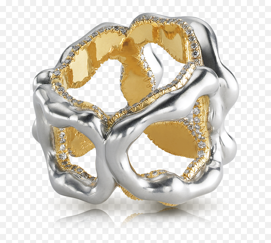 Gypsy Grey Gold Ring - Solid Emoji,Faberge Emotion Rings Price