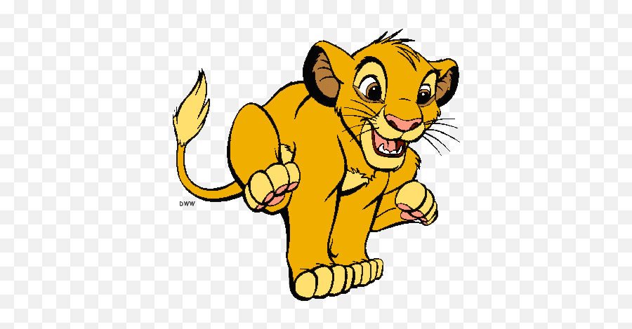 Animated Lion Run Gif - Clip Art Library Transparent Lion King Clip Art Emoji,Lion King Emotions