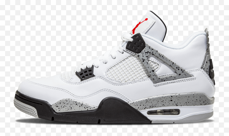 Air Jordan 4 White Cement Coming Back - Transparent Background Transparent Jordans Emoji,Footlocker Shoe Emoji