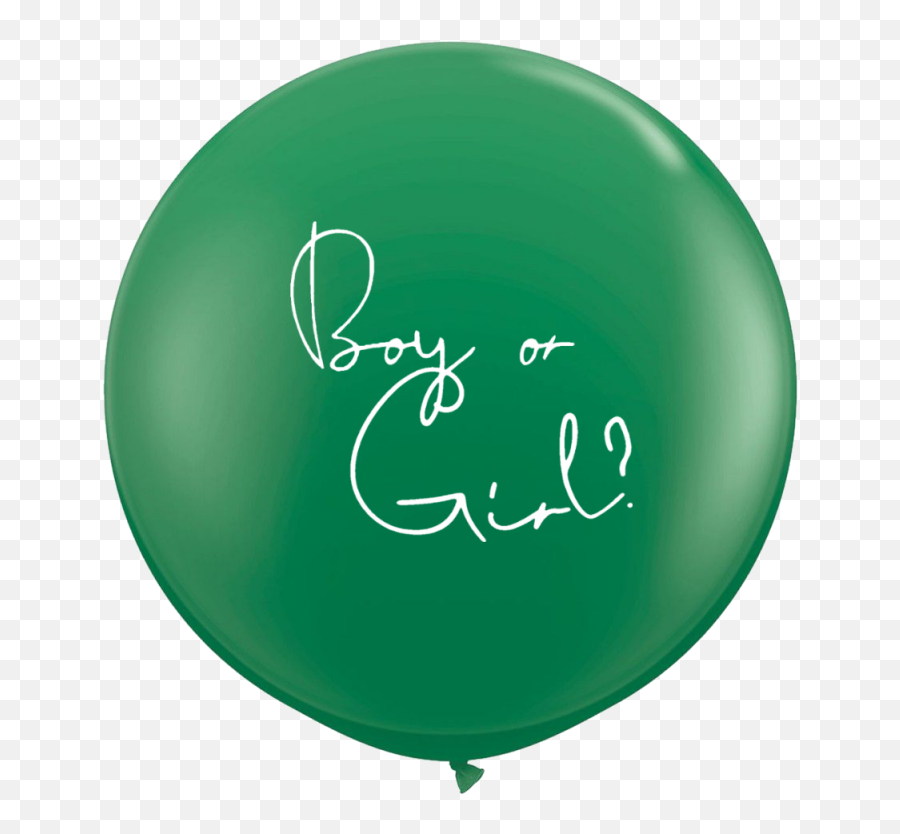 Jumbo Latex Balloon - Boy Or Girl Radar 1 Piece Balloon Emoji,Latex Angry Emoticon