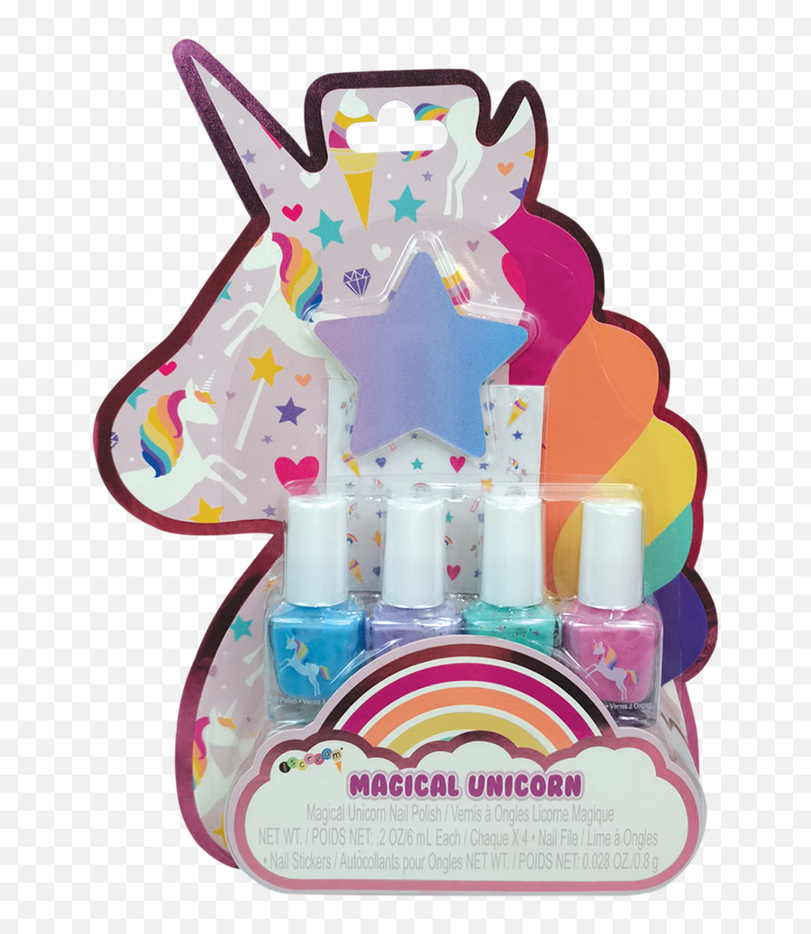 Magical Unicorn Nail Polish Set - Iscream Magical Unicorn Nail Polish Set Emoji,Nail Polish Emojis