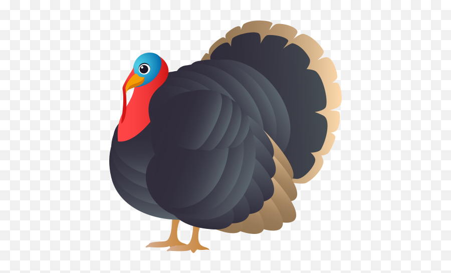 Emoji Turkey Turkey Thanksgiving - Domestic Turkey,Feather Emoji