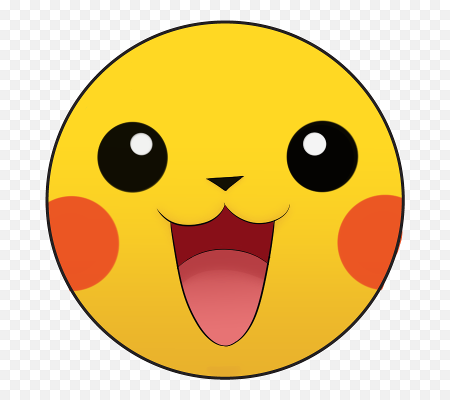 Pikachu Face Png Png Image With No - Transparent Pikachu Face Png Emoji,Pikachu Emoticons
