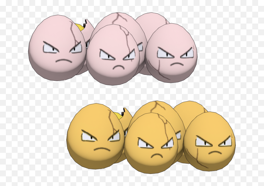 102 Exeggcute - Exeggcute Shiny Emoji,Retro Pokemon Emoticons