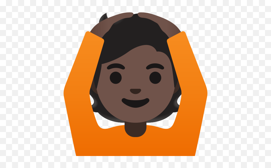 Gesto Em Tom De Pele Escura - Happy Emoji,Emoticon Pintando A Unha