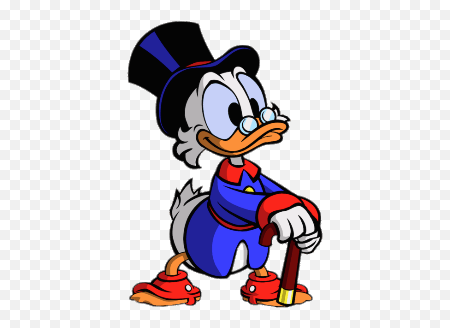 Ducktales Scrooge Mcduck Transparent - Scrooge Mcduck Png Emoji,Is Scrooge Mcduck A Red Emoji