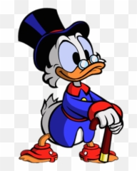 Ducktales Scrooge Mcduck Transparent - Scrooge Mcduck Png Emoji,Is Scrooge Mcduck A Red Emoji