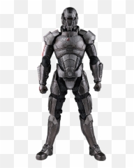 Mass Effect Commander Shepard Sixth Scale Figure By Threezer - Mass Effect N7 Figure Emoji,Mass Effect Reaper Emoticon