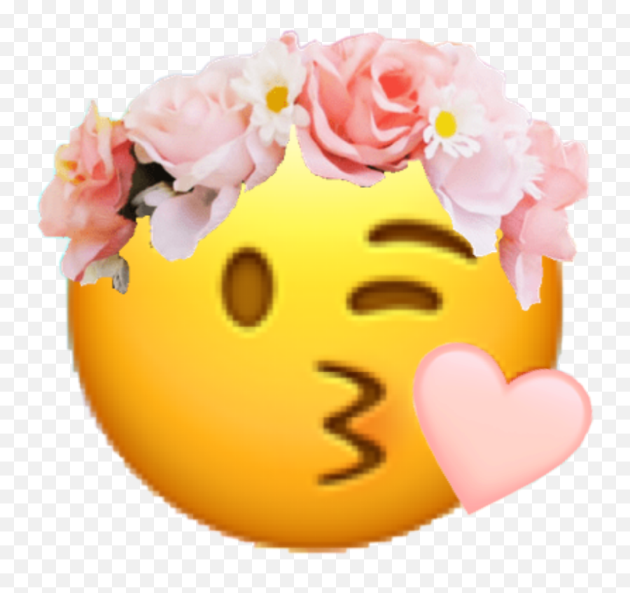 My 2019 Emoji Sticker Challenge - Transparent Snapchat Flower Crown,Flower Emoticon Dive