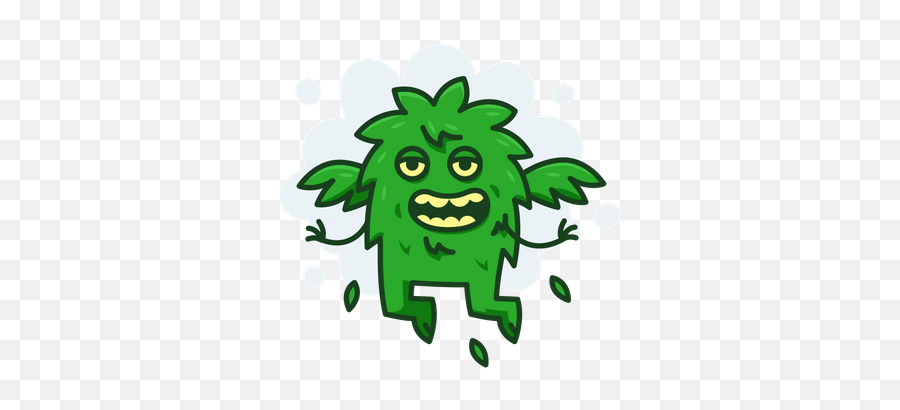 Monster Illustrations Images U0026 Vectors - Royalty Free Cannabis Emoji,Weed Character Emoticon