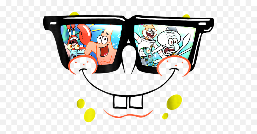 Spongebob Squarepants Sunglasses Reflection Png Kids T Emoji,Spongebob Pictures Emotions