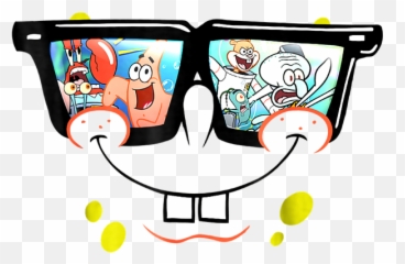Spongebob Squarepants Sunglasses Reflection Png Kids T Emoji,Spongebob Pictures Emotions