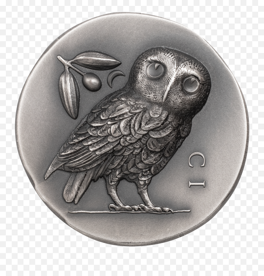 Cook Islands - 2021 5 Dollars Athenau0027s Owl Numiscollect Emoji,Owl Emoticon For Facebook