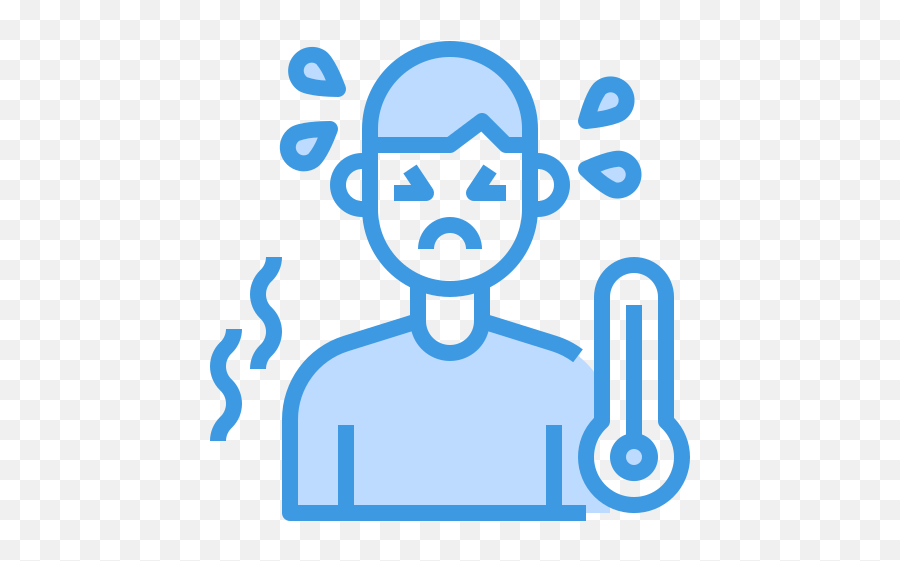 Avatar Fever Sick Temperature Thermometure Icon - Free Emoji,Medical Surgical Steam Emoticons