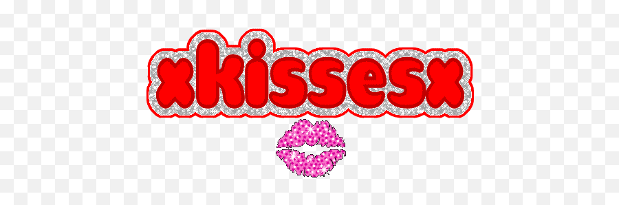 Download Free Kiss Gifs International - Kisses Glitter Gif Emoji,Big Wet Kiss Emoji