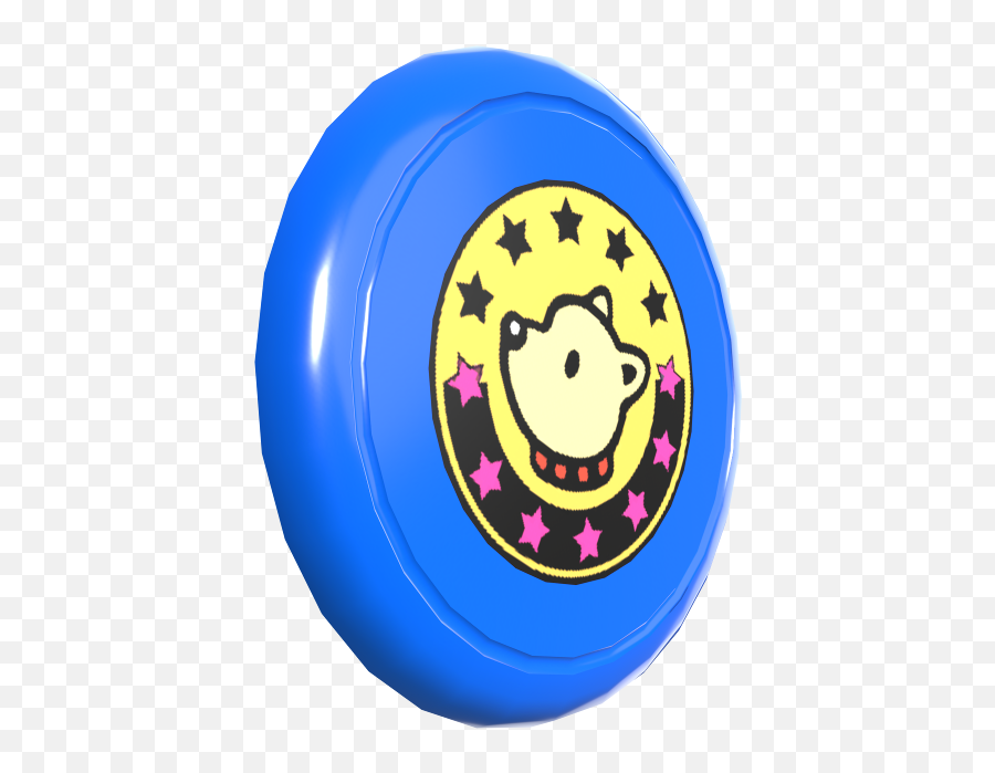 Nintendo Switch - Super Smash Bros Ultimate Flying Disc Happy Emoji,Flying Emoticon