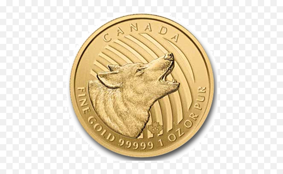 2014 1 Oz Gold Canadian Howling Wolf Call Of The Wild Series Emoji,Howling Wolf Facebook Emoticon