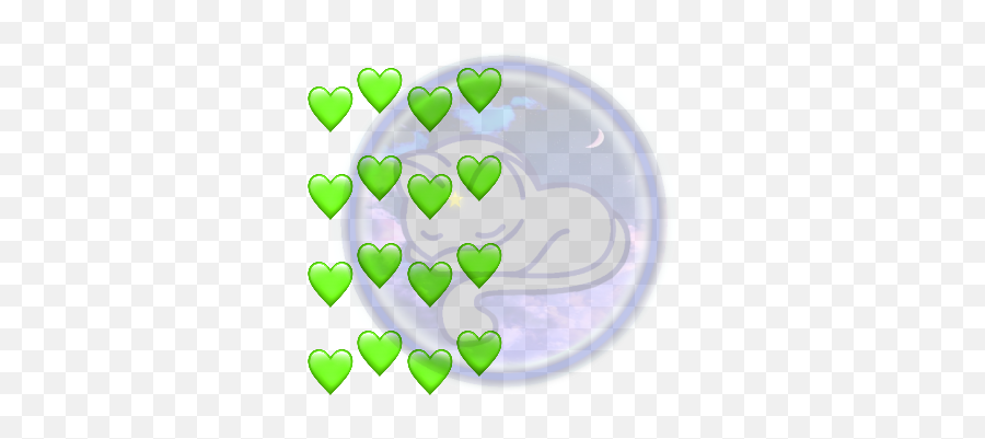 Bandana Green Hearts Nightdesign Emoji,Heart Emoji Red Black Green