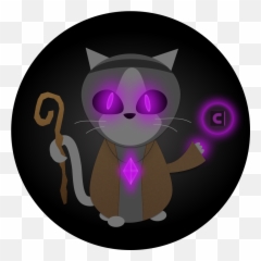 Cats - Cat Emoji,Purple Cat Emoji
