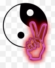 Yin Yingyang Yinyang Yang Sticker By Voldemorticorn - V Sign Emoji,Yin Yang Emoji App