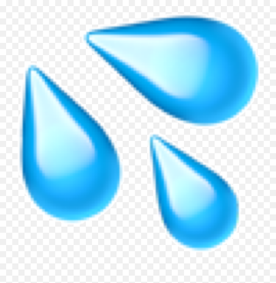 Emoji Water Tropfen Drops Sticker - Water Drops Emoji Png,Water Emoji Png