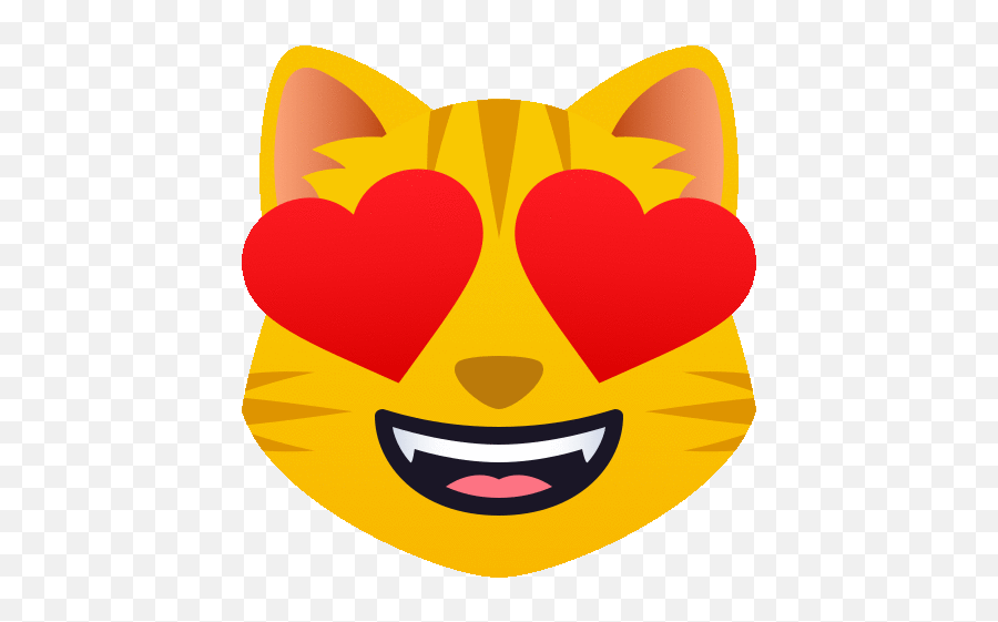 Smiling Cat With Heart Eyes People Gif - Smilingcatwithhearteyes People Joypixels Discover U0026 Share Gifs Joypixels Emoji,Cat Heart Emoji